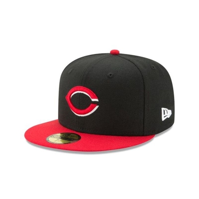 Sapca New Era Cincinnati Reds MLB Authentic Collection 59FIFTY Fitted - Negrii